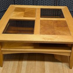 Square Checkered Coffee Table