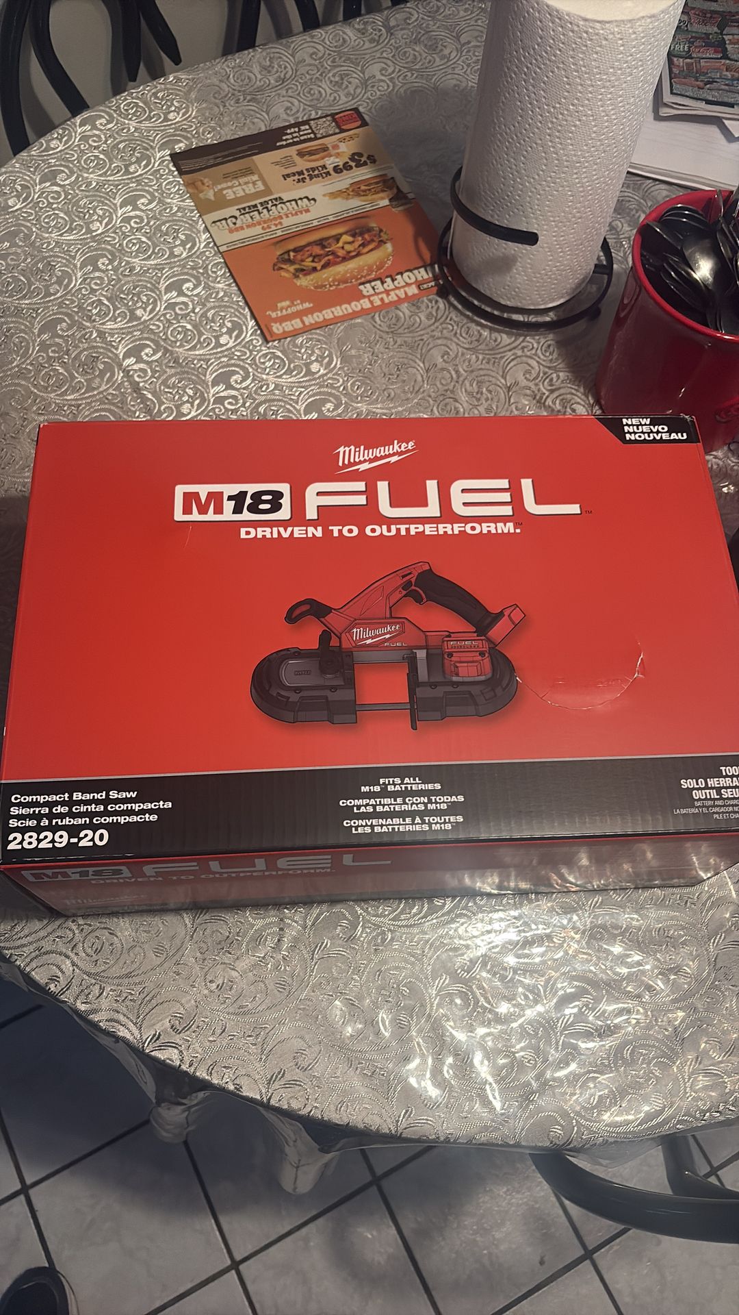 Brand new Milwaukee M18 fuel compact band saw never opened sealed package (tool only)