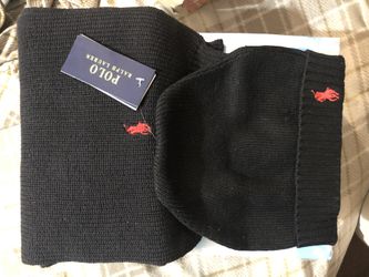 Polo Hat And Scarf Set