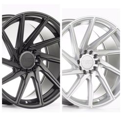 F1R Wheels 18" fit 5x114 5x112 5x100 ( only 50 down payment/ no CREDIT CHECK)