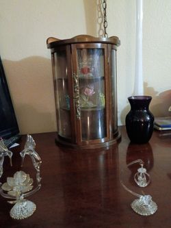 Antique china wall shelf