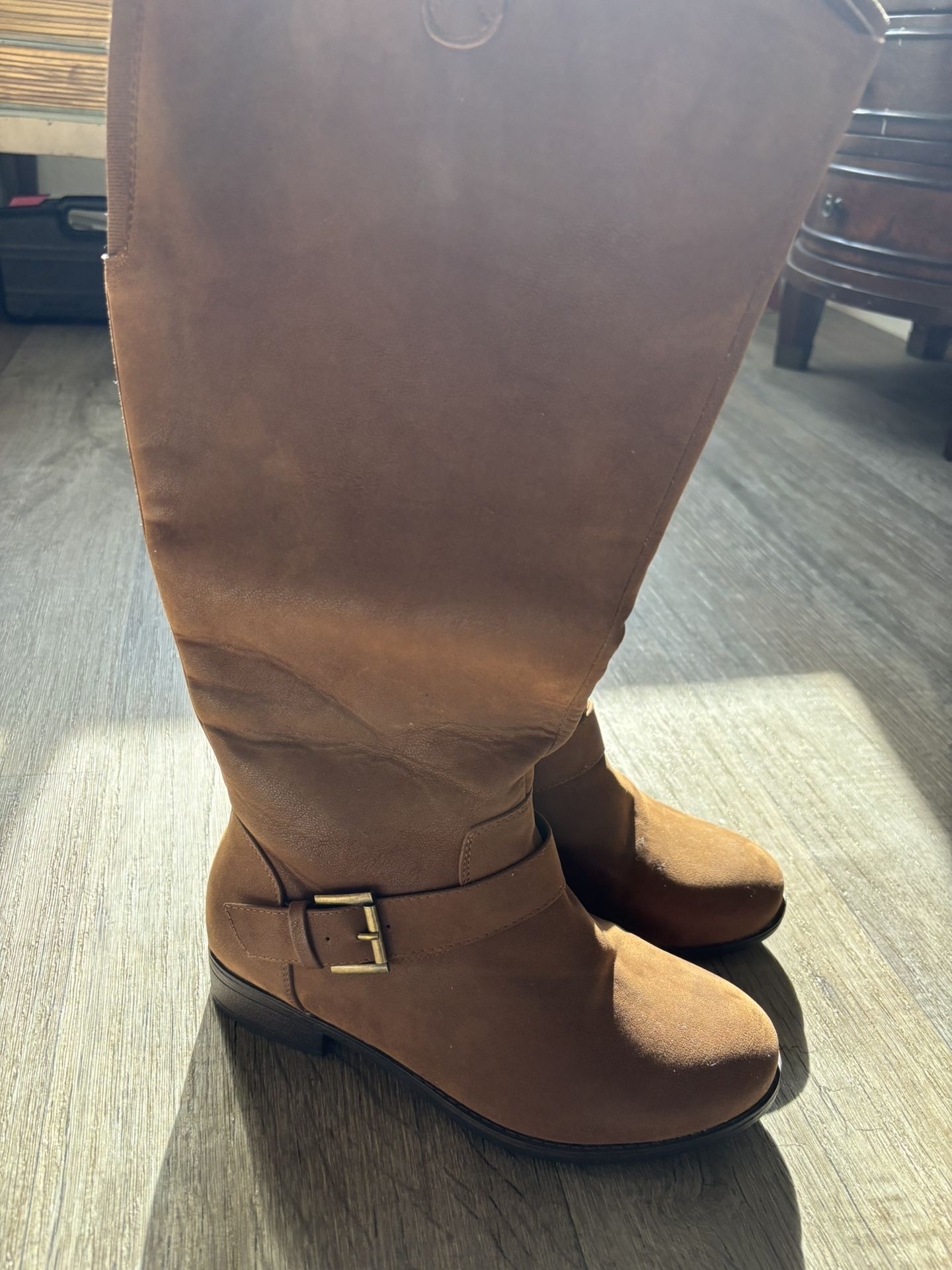 Luoika Suede Knee High Boots