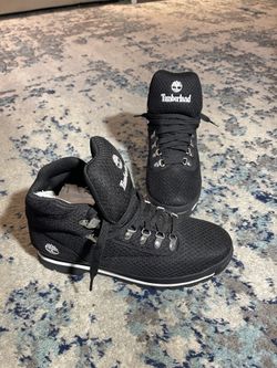 Timberland Men's Euro Hiking Field Mid Boots A1HWN A1449 Black Size 12