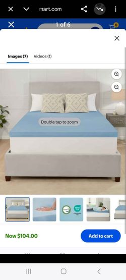 Mattress Topper size King 3 inch new in box pick up in pomona $75