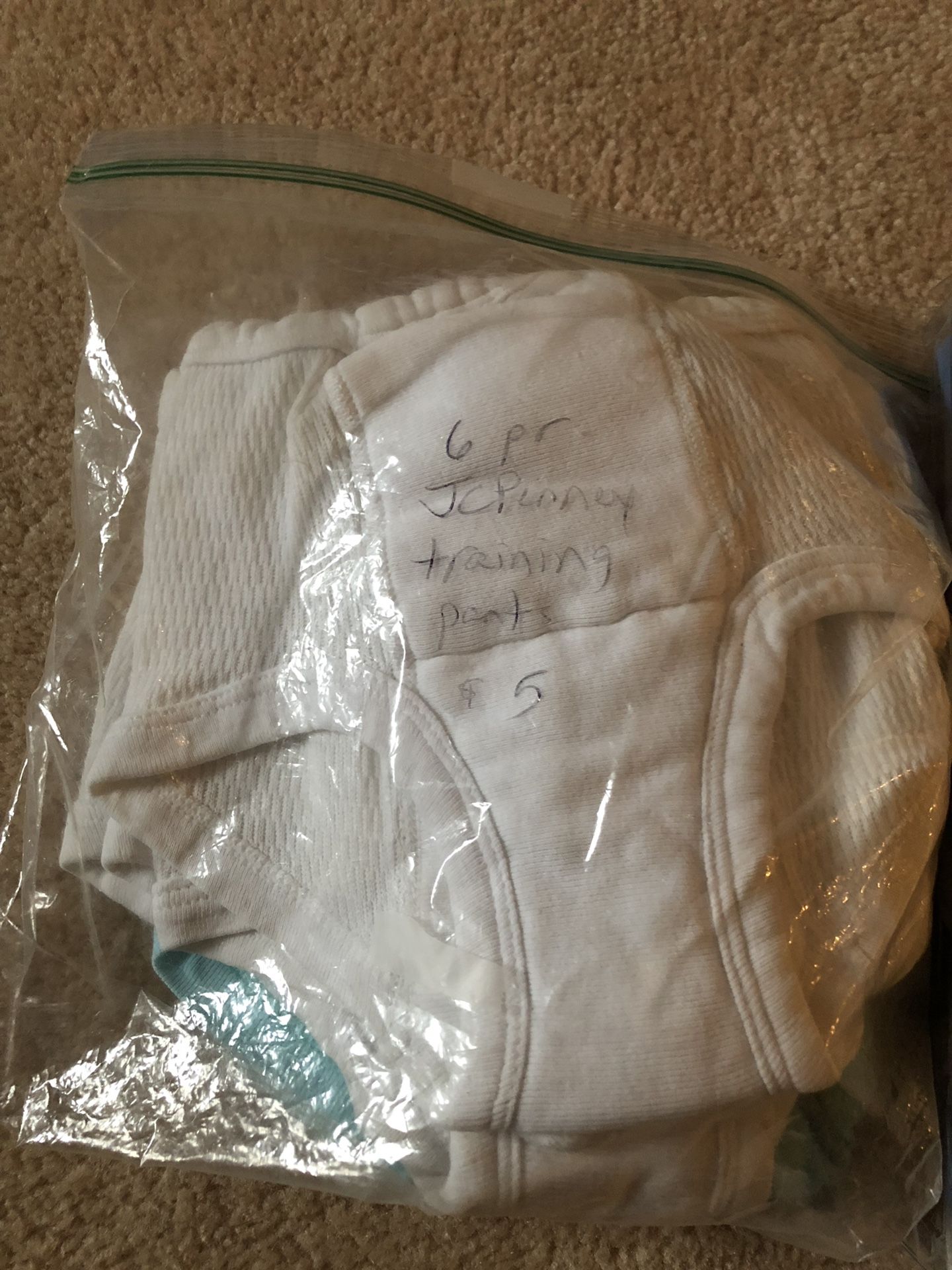 Infant/toddler undershirts/training pants/socks