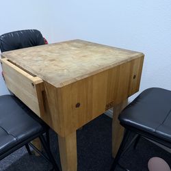 John Boos PCA Block - 10" Thick Butcher Block, Knife Holder, 5 Sizes