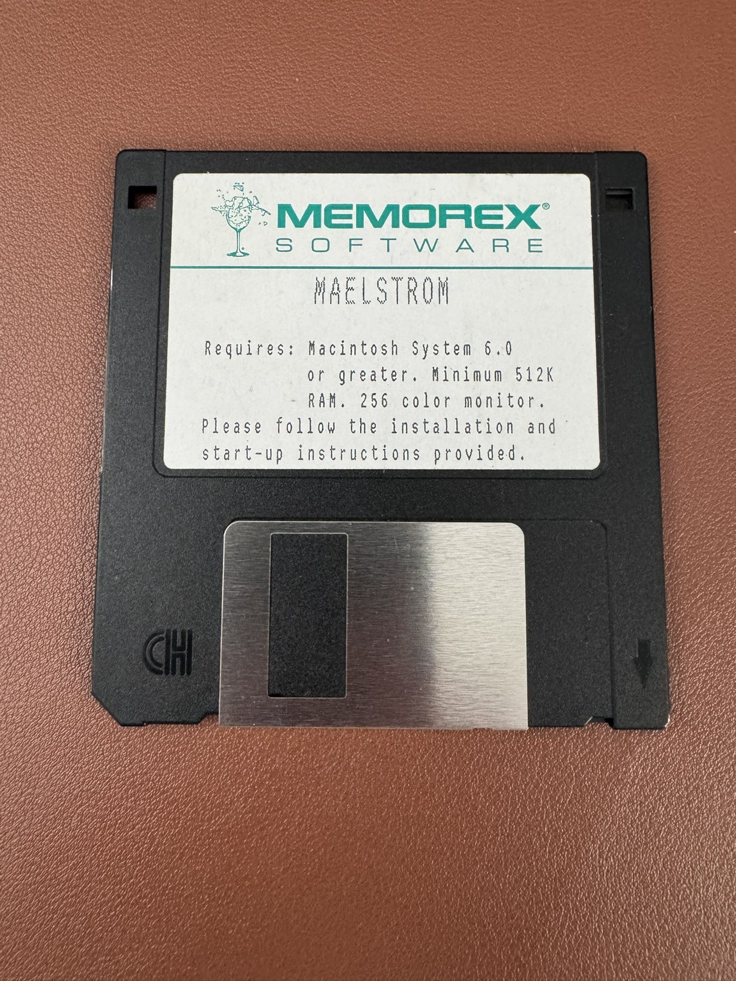 (Rare) Maelstrom Classic Arcade Game (Memorex Software) 3.5" Floppy Macintosh