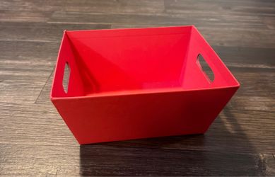 2 X Versatile Red Multi-Purpose Organizer Basket