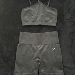 Gymshark Adapt Fleck Seamless Set (Black)