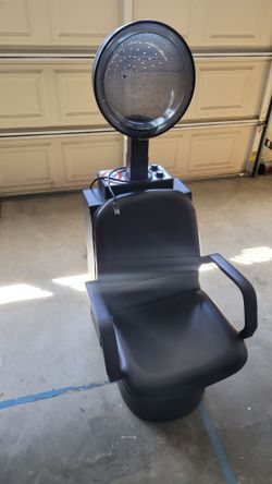 Salon hair blower station