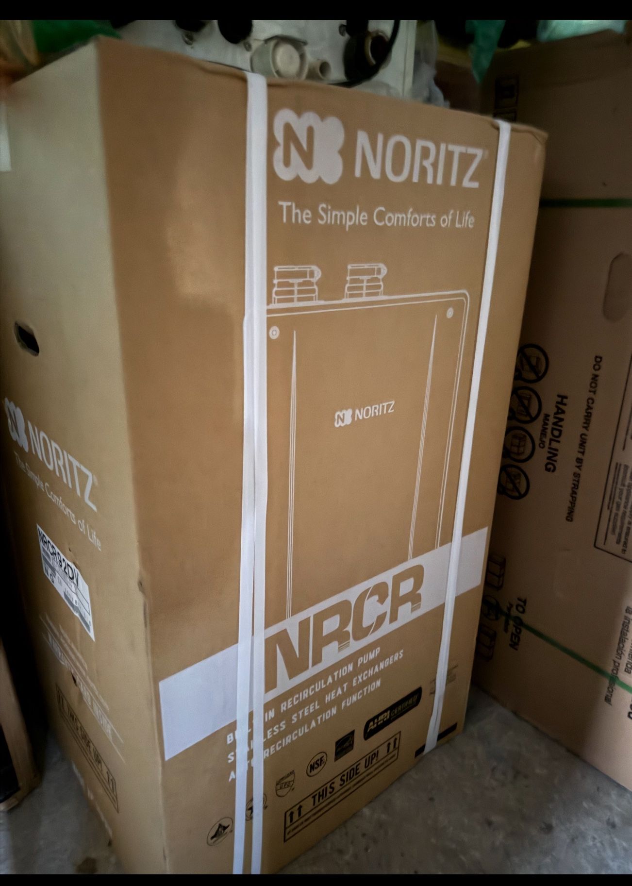 Noritz NCR92 Indoor Outdoor Tankless Internal Circulation Pump ,97 uEF $1200 Rebate