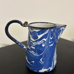 OLD Metal Enamel Coffee Pot