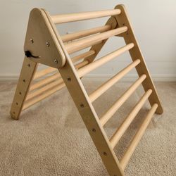 Pikler Triangle Montessori Climbing Ladder Baby Toddler Kids