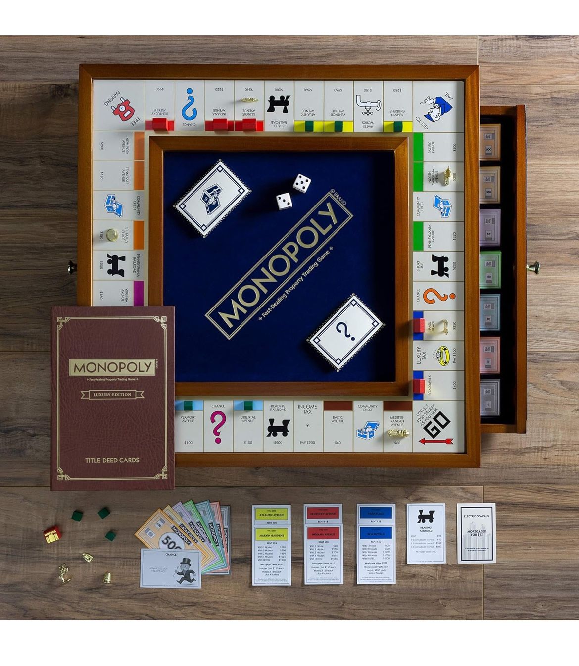 WS Game Company Monopoly Trophy Luxury Edition For 2 to 6 Players