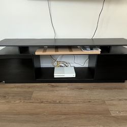 71-Inch TV Stand With LED Lights 
