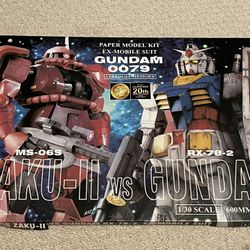 Gundam Zaku Paper Model Brand New