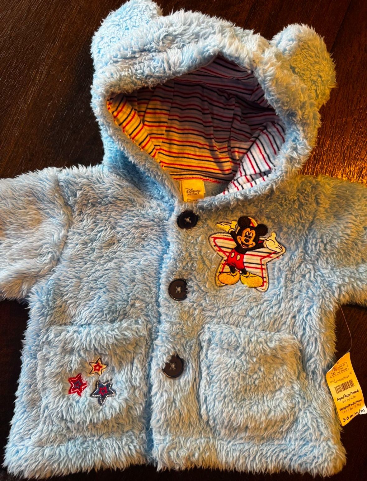 Baby Sherpa Jacket Size 3-6 Months