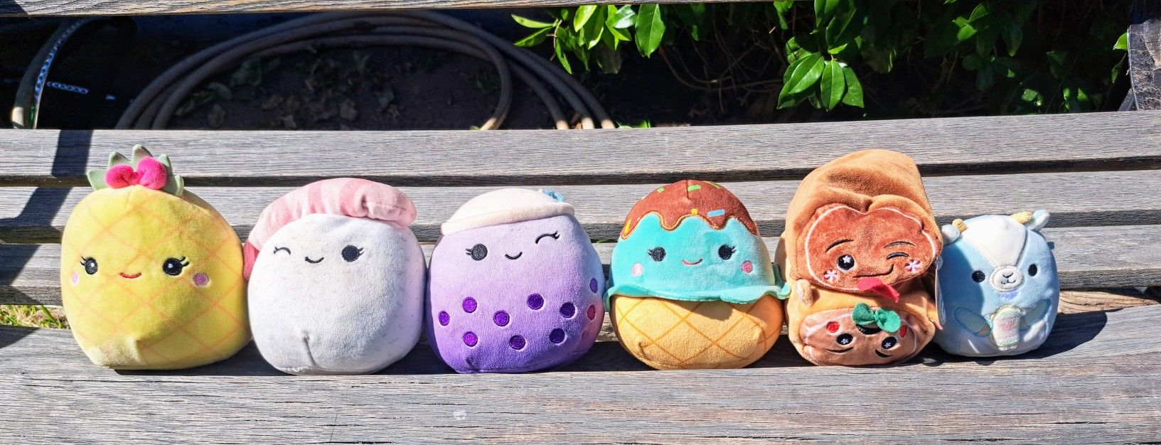 Mini Squishmallows - Food & Drink Theme! Pineapple, Boba, Ice Cream!