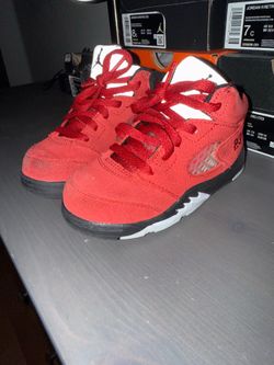 Jordan 5 ‘ Raging Bulls’ 8c toddler size