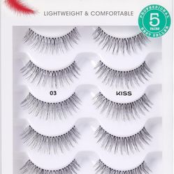 Kiss 💋 Look Natural Eyelashes Pack New 