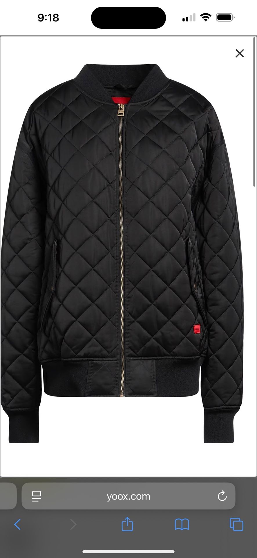 hugo boss bomber jacket size small women
