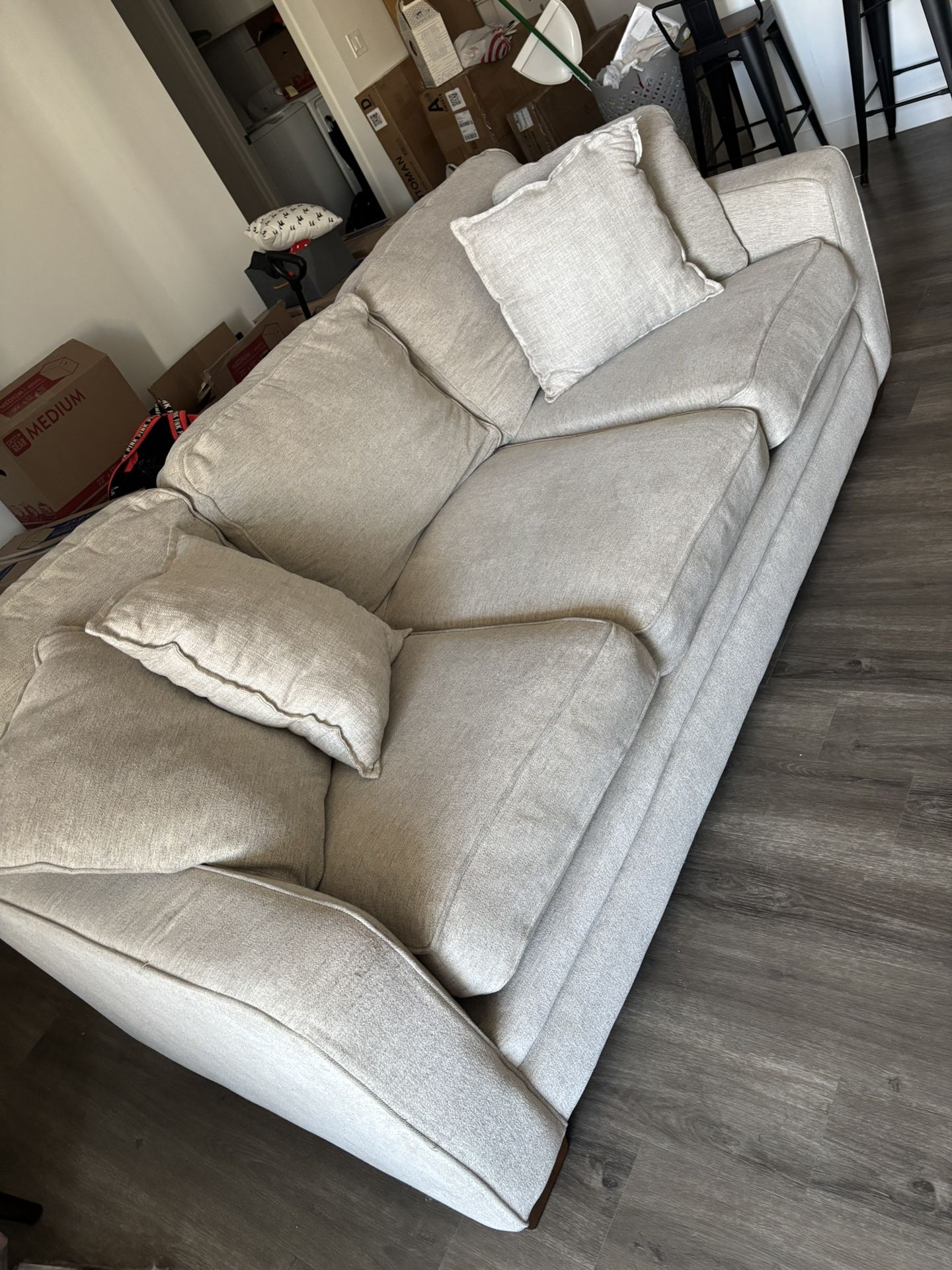 Lazyboy Beige 3 Seat Sofa