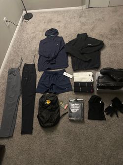 Men’s small everything is new with tags except shoes /10.5 good condition