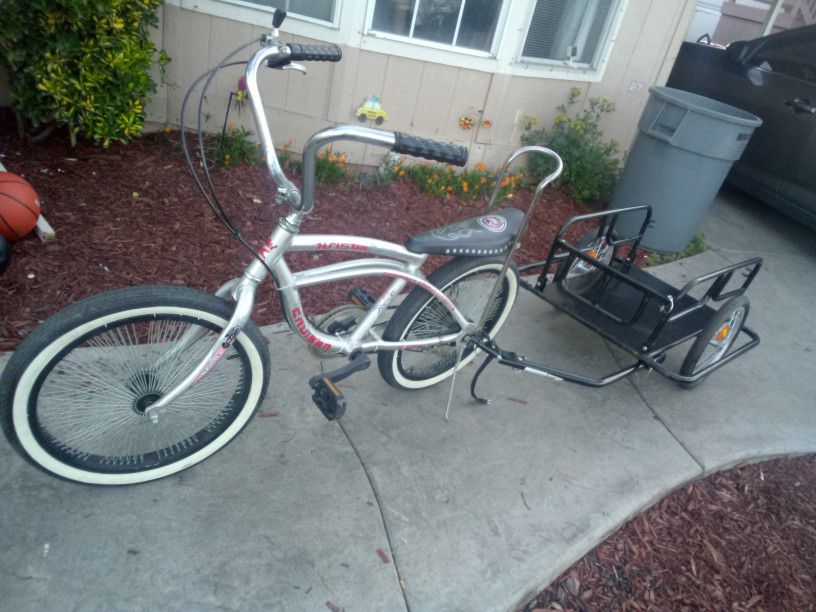 Lowrider Bike With A Trailer 