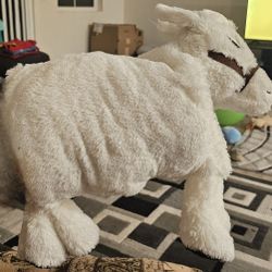 White Sheep Stuffed Animal Plushy Holder 