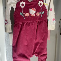 Hello Kitty 12 Month Baby Girl Outfit 