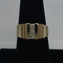 14K Gold Ring Diamond 