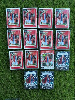 2025-26 Donruss FIFA Road To World Cup Lot (14) Haaland cards