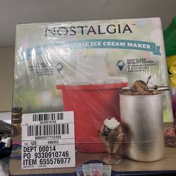 Nostalgia Ice Cream maker
