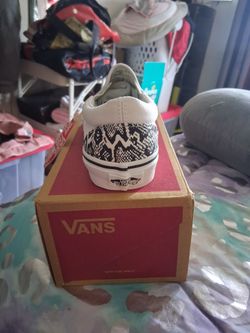 Snake skin vans