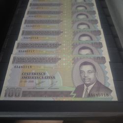 8 Cent Francs Amafranga Ijana