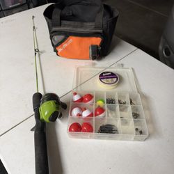 Mini Fishing Pole w/Reel
