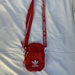 Red mini Adidas bag