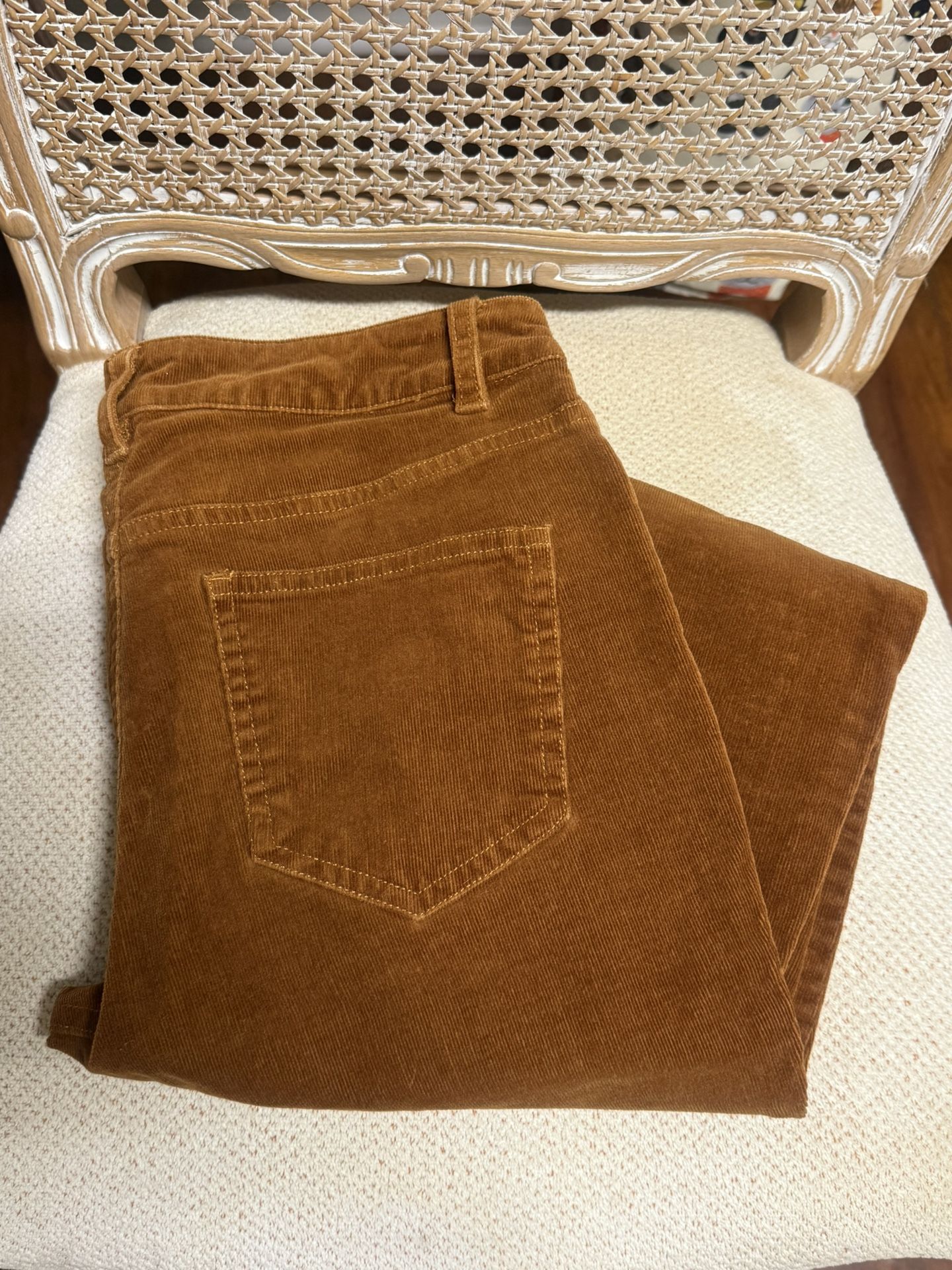 ModCloth Orange Brown Corduroy Pants, size 2