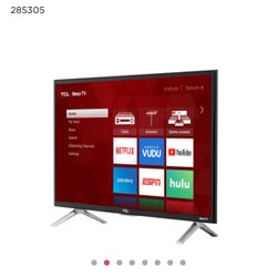 32” TCL Roku Tv W/ Remote