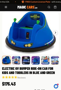 Kids trax 6v bumper car