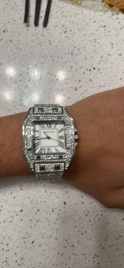 C logo iced watch