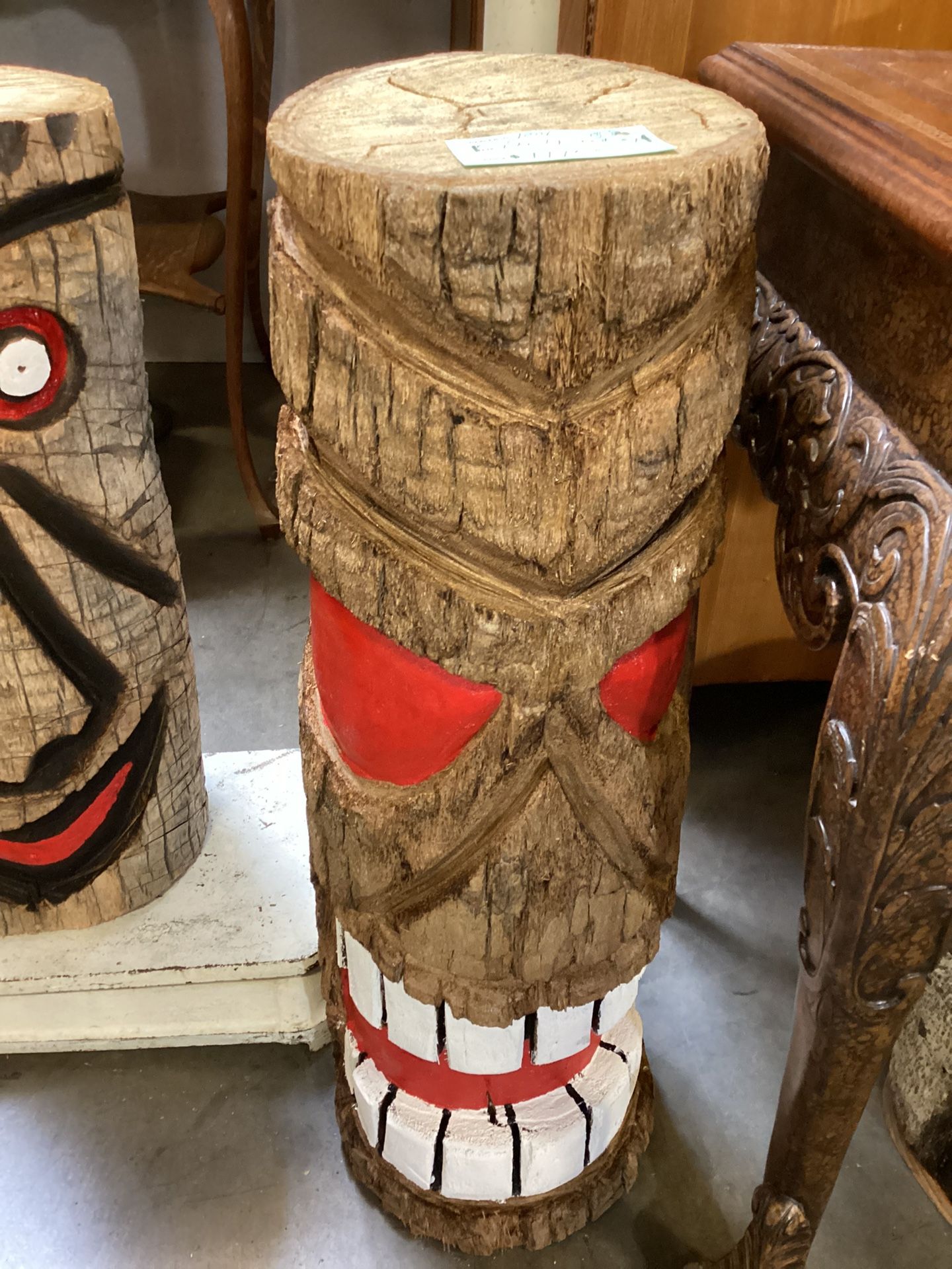 Large 29” High Tiki With RED Eyes