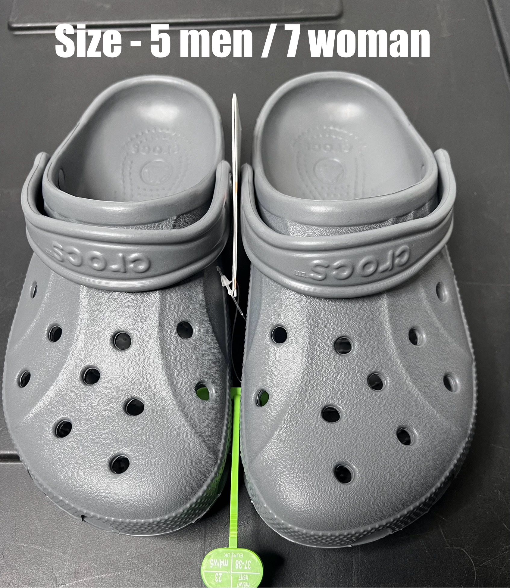 Grey Crocs