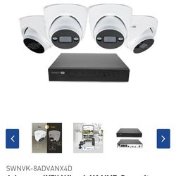 Swann 8 channel 4 dome cameras security kit 4K BRAND NEW!!!