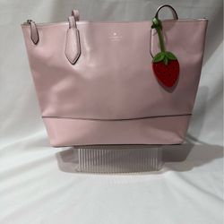 Kate Spade, New York Light Pink Double Handle Zipper Closure Tote Bag 