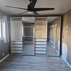 Closet Cabinets With Mirror Doors