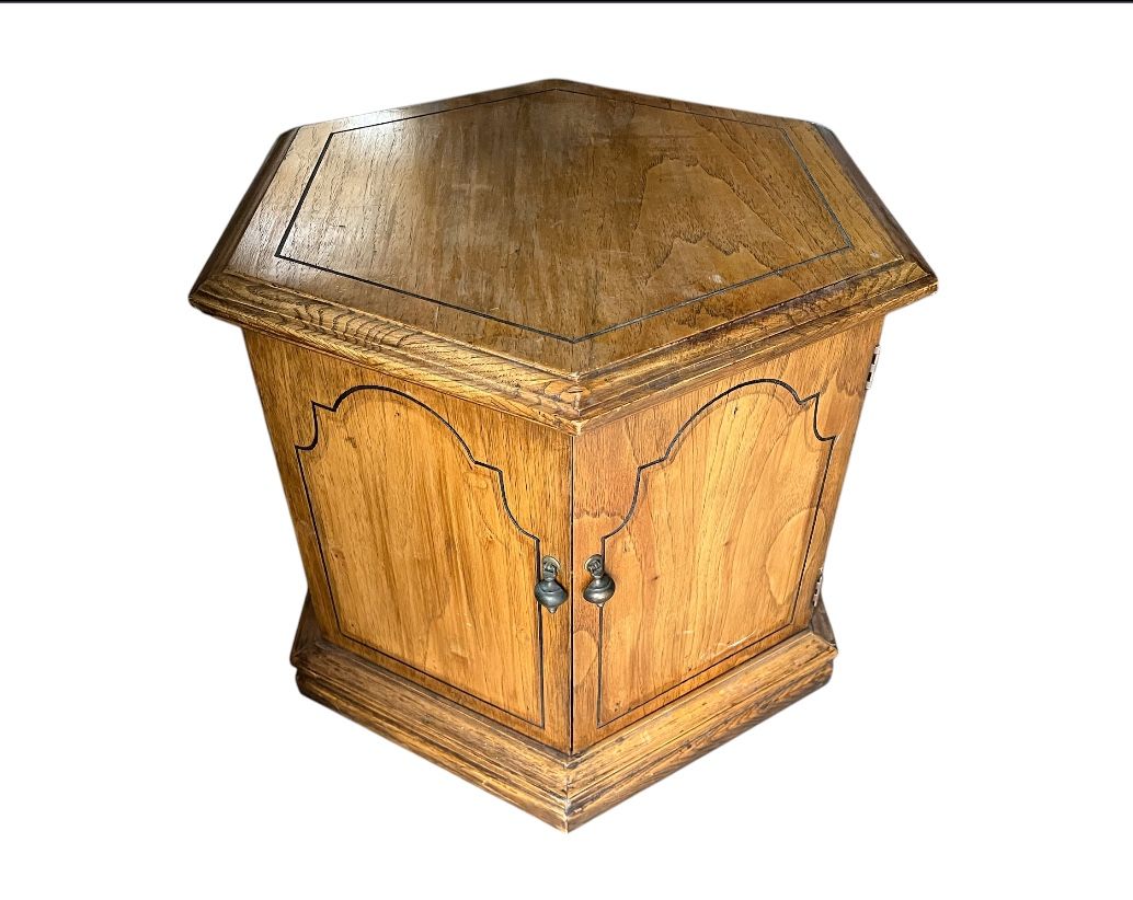 Vintage Solid Wood End Table