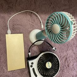Mini Cool Fan With Power Bank