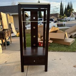 2 TV Stand / Media Console – Glass Shelves – $30
