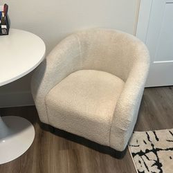 Seats and table